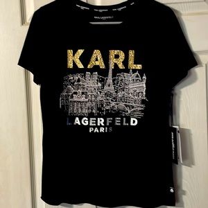 Karl Lagerfeld tee shirt new with tags